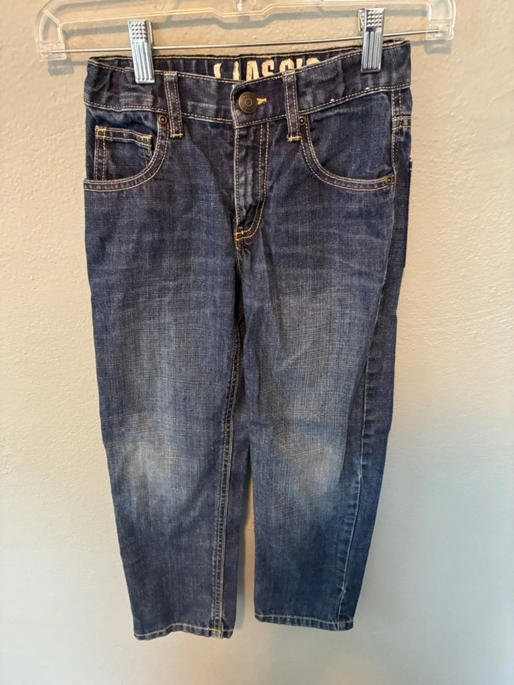Gymboree Kids Classic Navy Blue Straight Leg Jeans Size 7